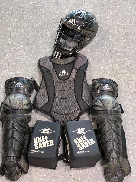 Youth Adidas Triple Stripe Catcher's Set (Used)