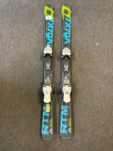 Volkl RTM Jr 110 cm Skis With Marker 4.5 Bindings (Used)