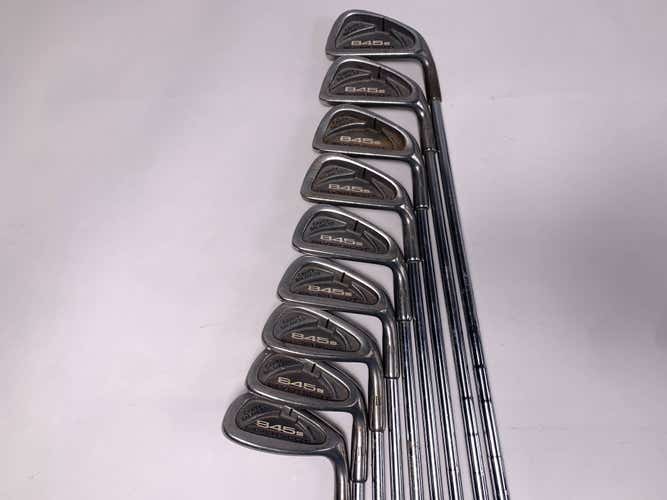 Tommy Armour 845 S Silver Scot Iron Set 1-PW Tour Step Stiff Steel Mens RH