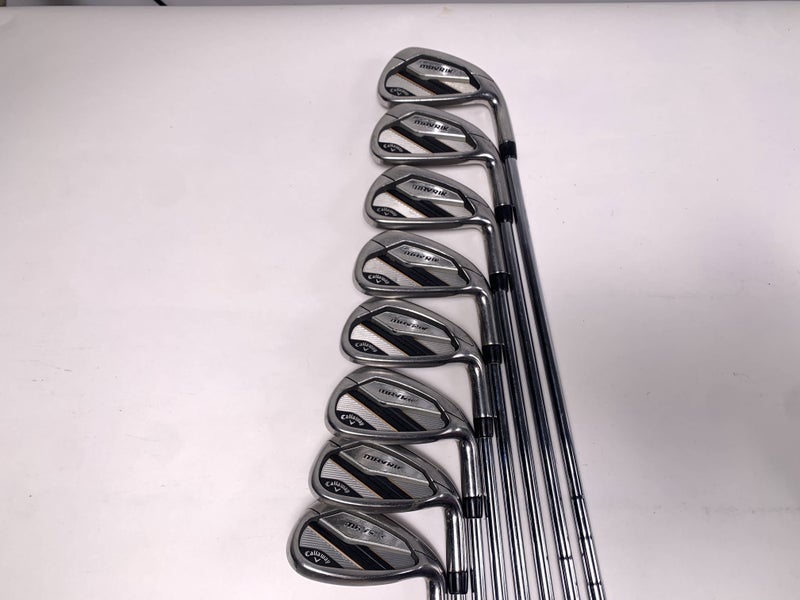 Callaway Mavrik Iron Set 4-PW+GW True Temper Elevate VSS 95g Stiff Steel Mens RH