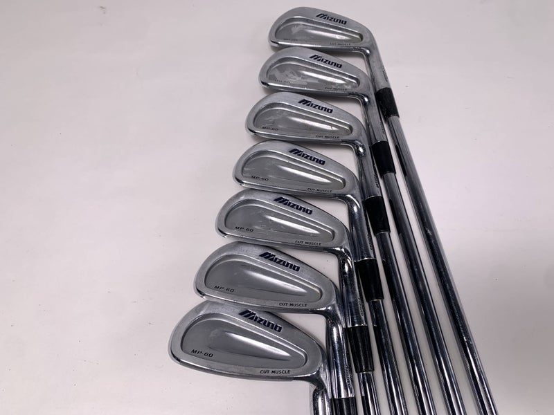 Mizuno MP 60 Iron Set 3-9 True Temper Dynamic Gold S300 Stiff Steel Mens RH