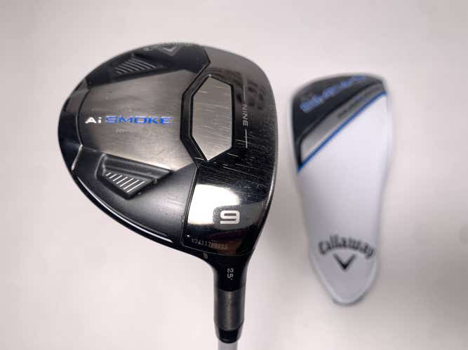 Callaway Paradym Ai Smoke Max Fast 9 Fairway Wood 25* Eldio 40g Ladies RH HC
