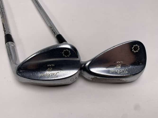 Titleist Vokey SM7 Tour Chrome Wedge Set 56* 10 | 60* 4 Wedge Steel Mens RH