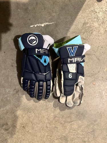 Villanova Maverik Max Lacrosse Gloves 13" (New)