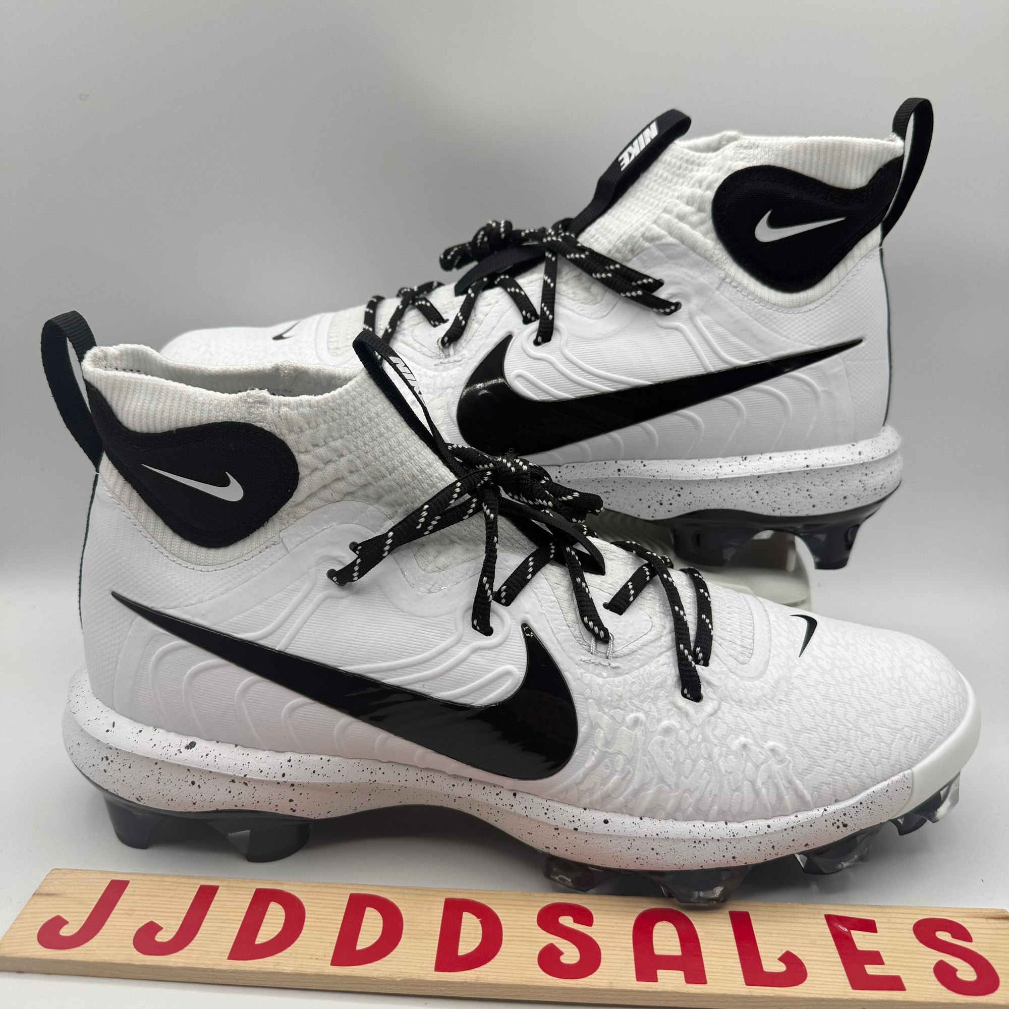Nike Alpha Huarache NXT MCS White Black Baseball Cleats DJ6519-107 Men’s Sz 12 Nike Alpha Huarache NXT MCS White Black Baseball Cleats  main image 4