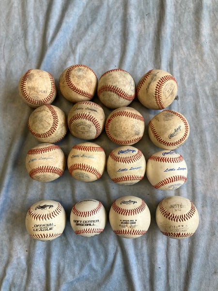 Assorted Rawlings Little League Baseballs 15 Pack (Used)
