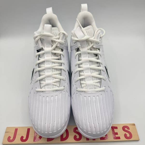 Nike Alpha Menace Strong Football Cleats White Silver II5139  display picture 3