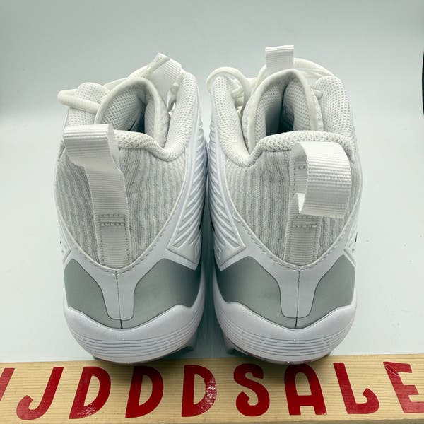 Nike Alpha Menace Strong Football Cleats White Silver II5139  display picture 2
