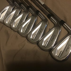 Titleist T350 LH Iron Set Regular Flex (7 Clubs) #5 - #9, PW, GW Steel Shaft (Used)