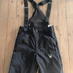 Black Size 16 Kids Unisex Spyder Pants (Used)