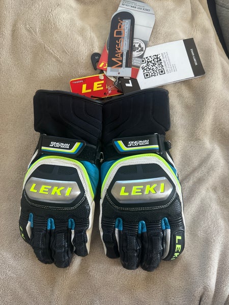 Blue Adult Unisex Leki Gloves (New)