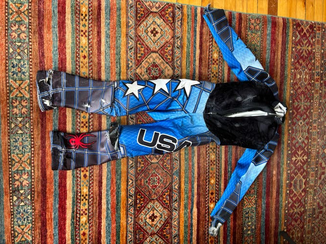 Unisex Small Spyder Padded Racing Ski Suit (Used)