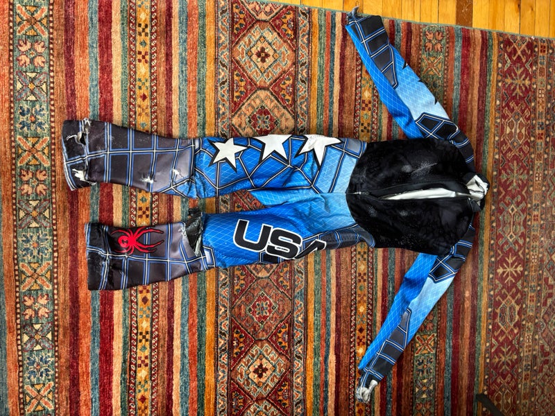 Unisex Small Spyder Padded Racing Ski Suit (Used)