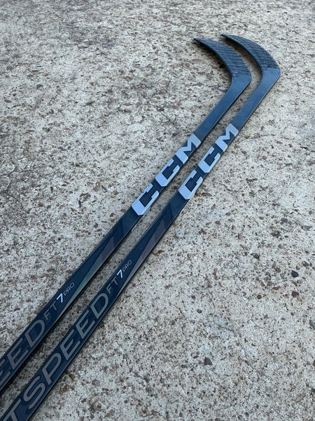 Used 2 Pack CCM JETSPEED FT7 PRO Pro Stock Hockey Stick Grip P90 90 Flex Right JONES 4444