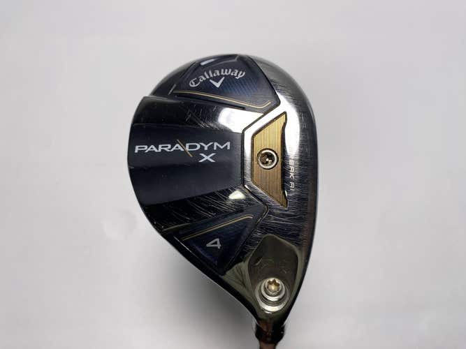 Callaway Paradym X 4 Hybrid 21* Project X HZRDUS 6.0 75g Stiff Graphite Mens RH