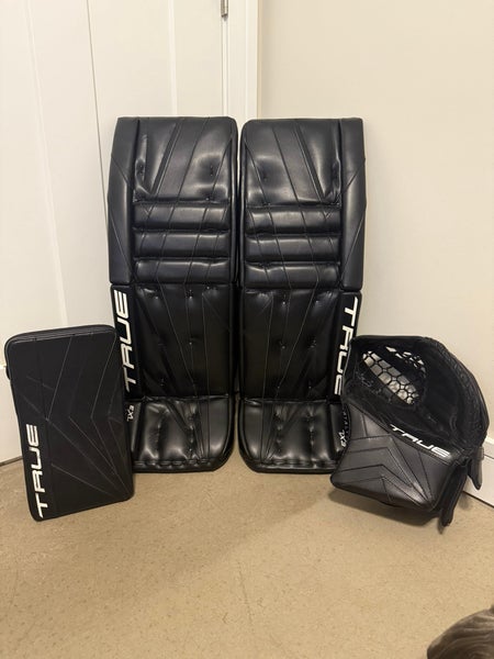 True 7X3 Senior Goalie Full Set – 34" | Regular Hand | Game-Ready (READ DESCRIPTION)