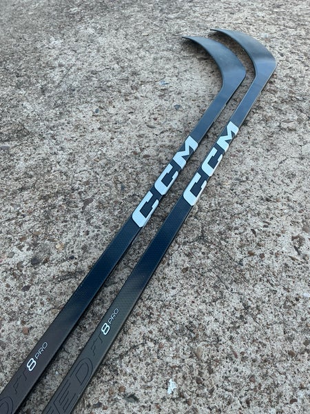 2 Pack CCM JETSPEED FT8 PRO Pro Stock Hockey Stick Grip P90m 100 Flex Left 3753