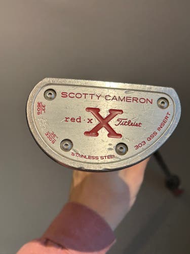 Used Scotty Cameron Red X Mallet Right Handed Mallet Putter 34"