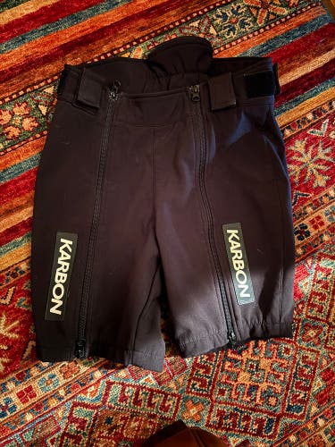 Black Small Adult Unisex Karbon Shorts (New)