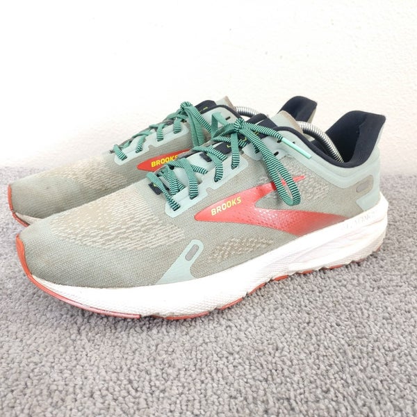 Brooks Launch 9 Mens Size 11 Running Shoes Low Top Trainers Light Blue Coral