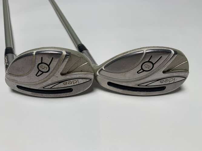 Adams Idea 2014 5 & 6 Hybrid Set 25* 28* Grafalloy Idea Ultralite 50g Ladies RH