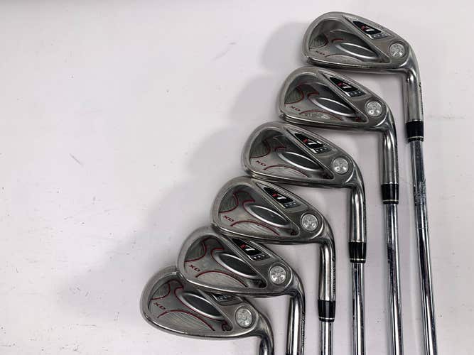 TaylorMade R7 XD Iron Set 5-PW+SW T-Step 90 Uniflex Steel Mens RH No 9 iron
