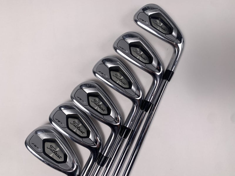 Titleist 718 AP3 Iron Set 5-PW True Temper AMT Black S300 Stiff Steel Mens RH