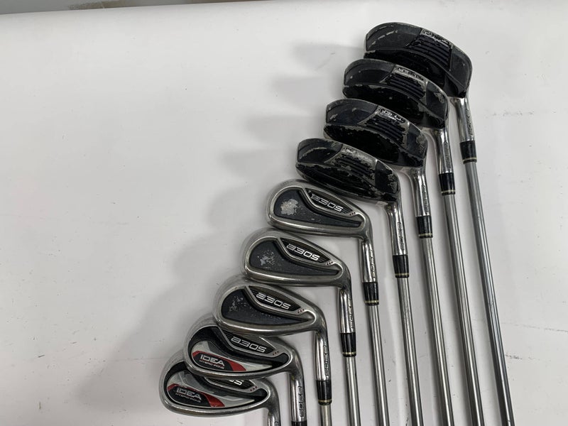 Adams Idea A3 OS Hybrid Iron Set 3-PW+GW Pro Launch Platinum Senior RH