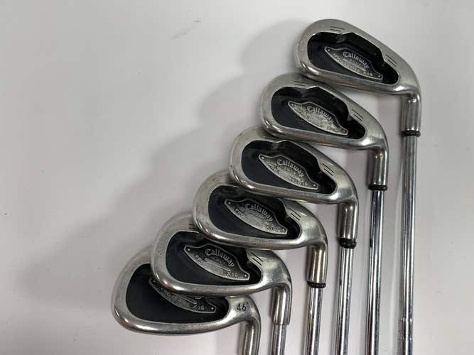 Callaway X-16 Pro Series Iron Set 5-PW Regular Steel Mens RH +1''