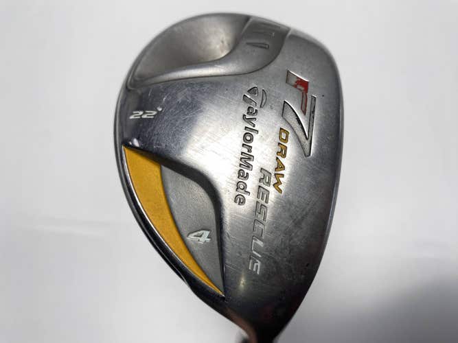 TaylorMade R7 Draw 4 Hybrid 22* REAX 55g Senior Graphite Mens RH