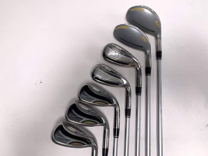 Adams Blue 2015 Iron Set 5-PW+SW Grafalloy Idea Womens 50g Ladies RH