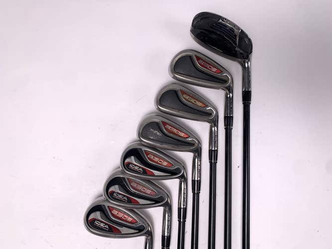 Adams Idea A3 OS Iron Set 5-PW+SW 80g Regular Graphite Mens RH