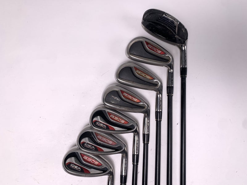 Adams Idea A3 OS Iron Set 5-PW+SW 80g Regular Graphite Mens RH