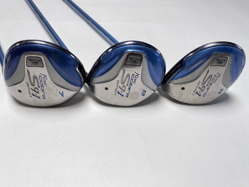 Cobra S9-1 M OS Wood Set 5 7 9 | 18* 21* 24* Tour AD 45g Ladies RH