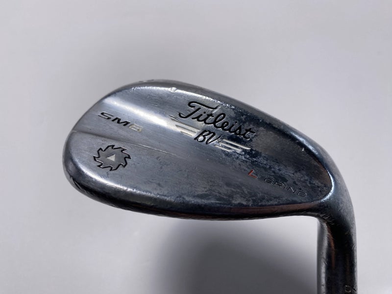 Titleist Vokey SM6 Tour Chrome Lob Wedge LW 60* 4 L-Grind Wedge Steel Mens RH
