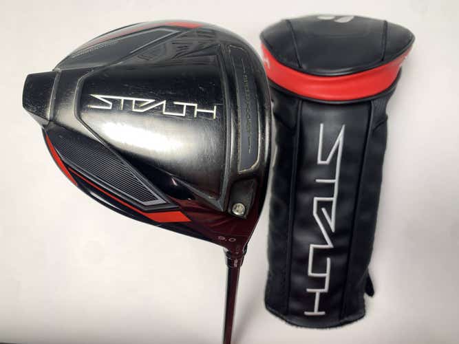 TaylorMade Stealth Driver 9* HZRDUS RDX Smoke 6.0 Black 70g Stiff RH HC