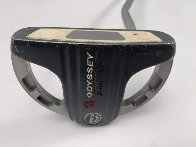 Odyssey White Steel 2-Ball SRT Putter 35" Mens RH