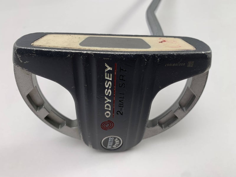 Odyssey White Steel 2-Ball SRT Putter 35" Mens RH