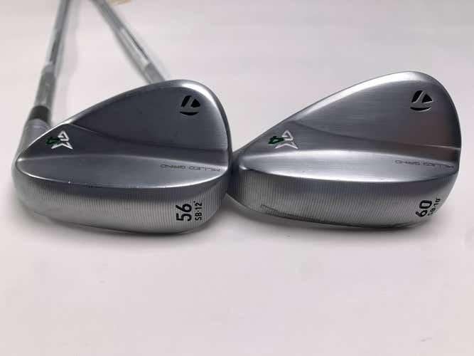 TaylorMade Milled Grind 4 Chrome Raw Wedge Set 56* 12 | 60* 10 DG Mens RH