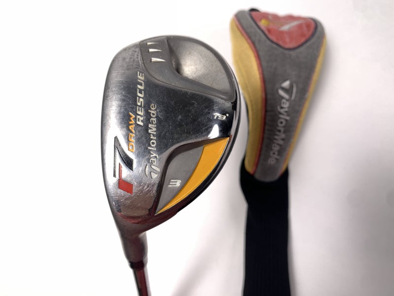 TaylorMade R7 Draw 3 Hybrid 19* T-Step 90 Stiff Steel Mens LH HC