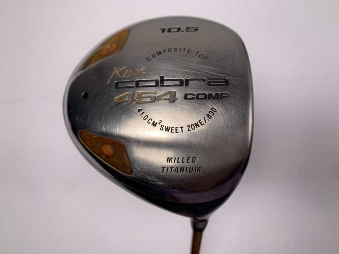 Cobra 454 Composite Driver 10.5* Aldila NVS Orange 65g Stiff Graphite Mens RH