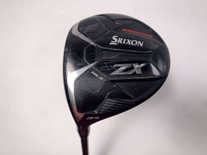 Srixon ZX MKII 3 Fairway Wood 15* HZRDUS 5.5 Gen 4 Dual Torsional 60g Regular LH