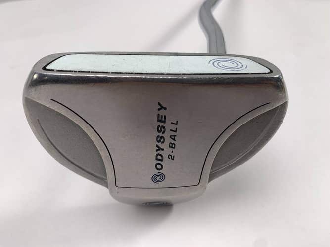 Odyssey White Hot 2-Ball Putter 33" SuperStroke Flatso 1.0 Mens RH