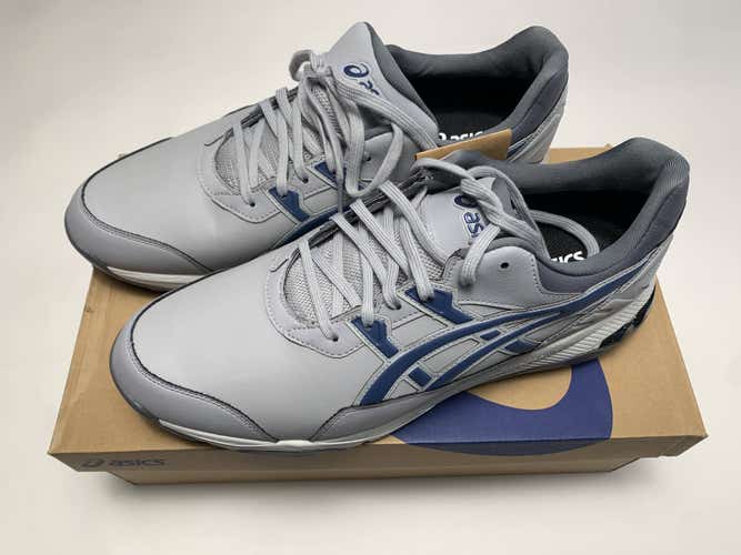 Asics Gel-Preshot Golf Shoes Gray Blue Men's SZ 11.5 (1111A210-021)