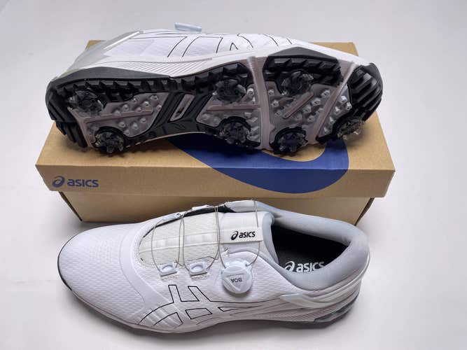 Asics Gel-Course Duo BOA Golf Shoes White Black Men's SZ 12 (1111A213-101)
