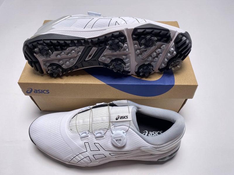 Asics Gel-Course Duo BOA Golf Shoes White Black Men's SZ 12 (1111A213-101)