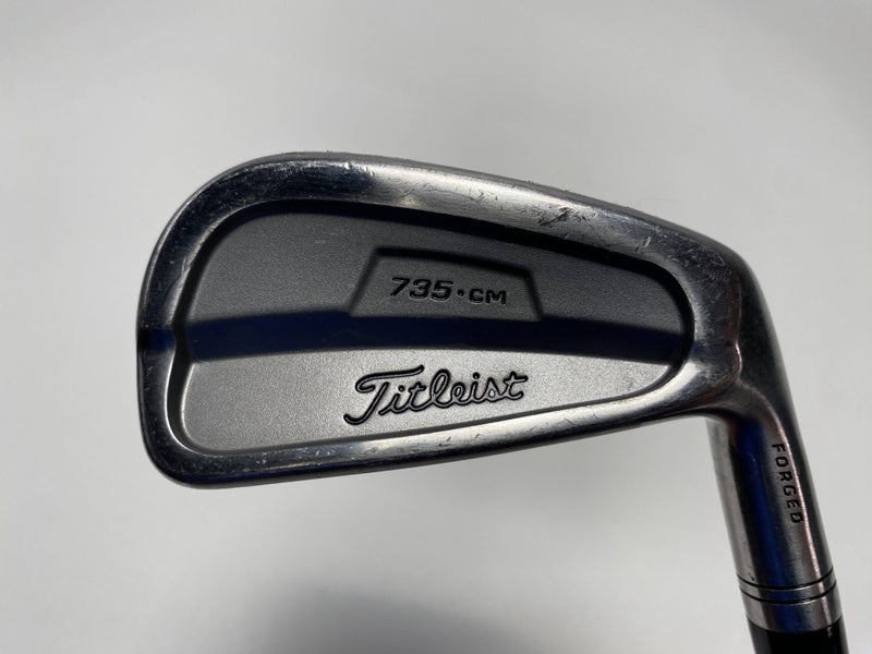 Titleist 735 CM Chrome Single 6 Iron True Temper Dynamic Gold R300 Regular RH