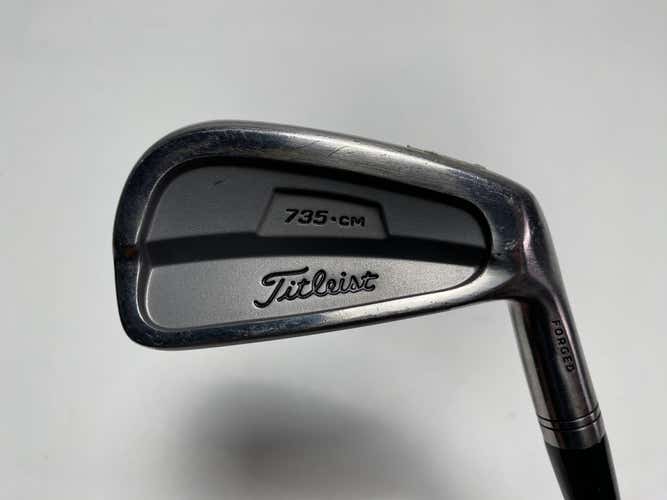 Titleist 735 CM Chrome Single 6 Iron True Temper Dynamic Gold S300 Stiff RH