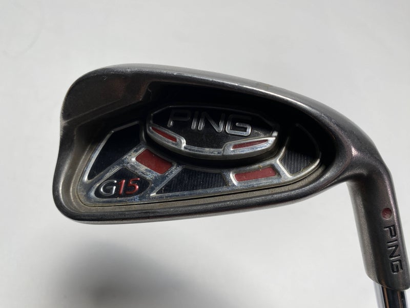 Ping G15 Single 7 Iron Maroon Dot 5* Up AWT Stiff Steel Mens RH