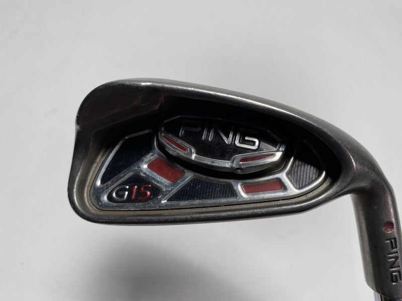 Ping G15 Single 6 Iron Maroon Dot 5* Up AWT Stiff Steel Mens RH